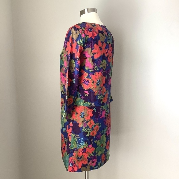 J.Crew‎ Jules Dress in Ashbury Floral 100% Silk MSRP $188 - Picture 11 of 16
